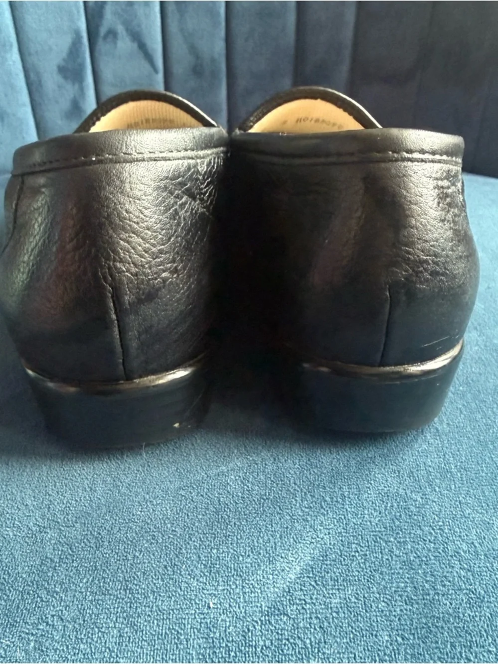 SAS Tripad Comfort Black Leather Loafers Slip On Walking Shoes 8